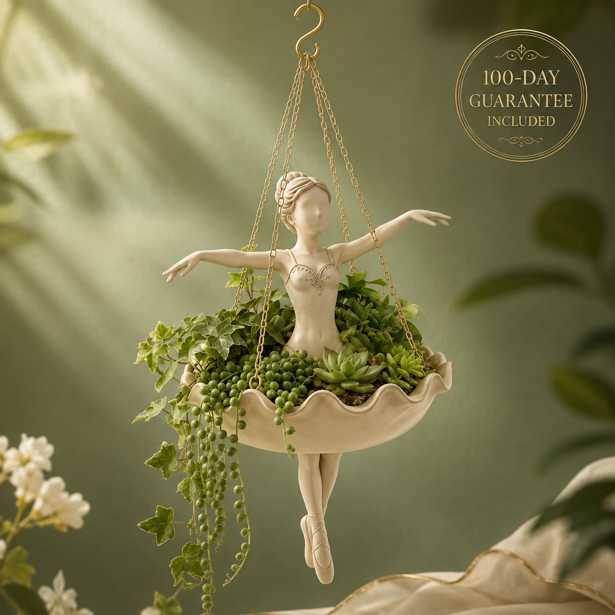 EloisePots™ Ballerina Hanging Planter